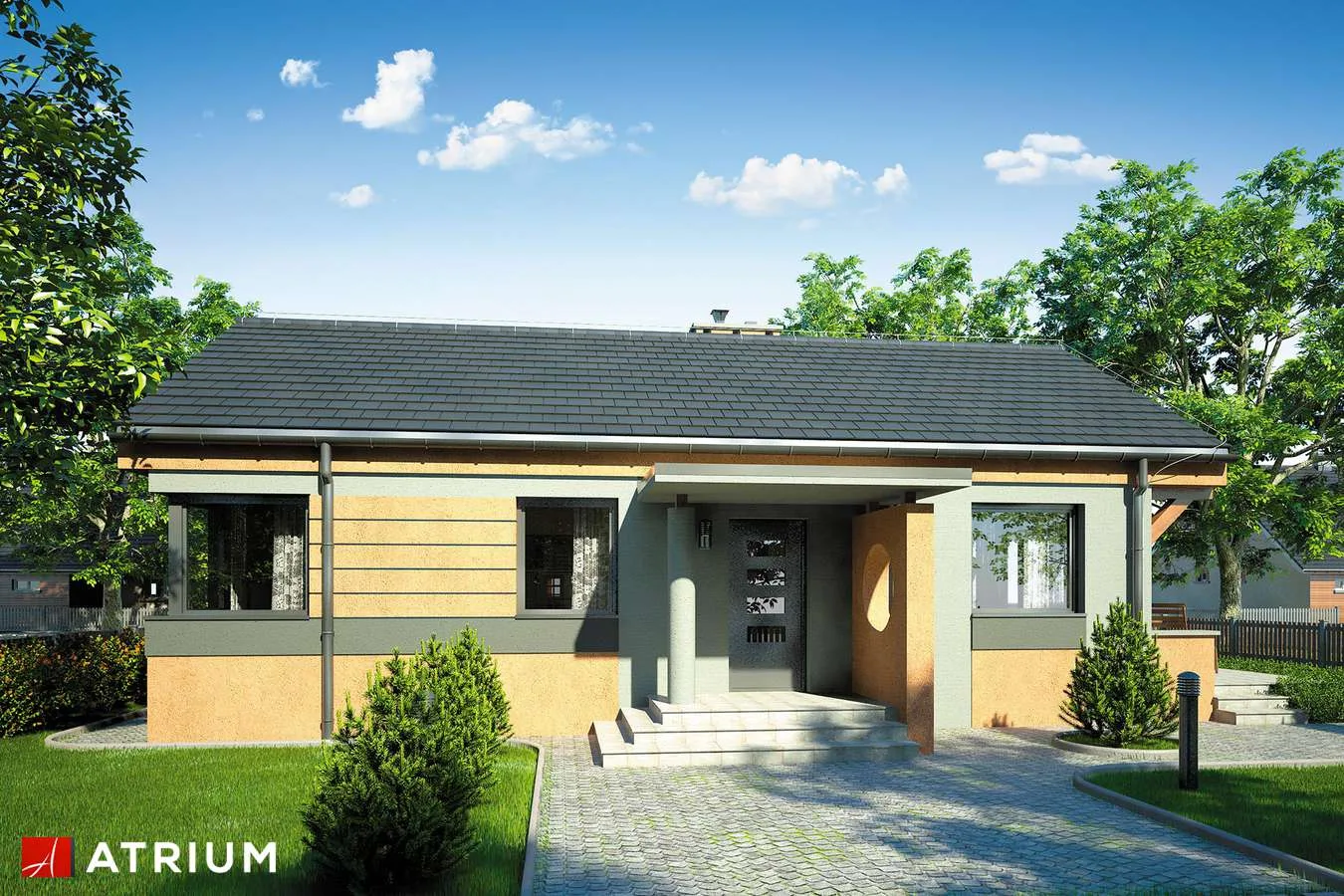 Проект дома D1103 — 95,55 м² - изображение 2