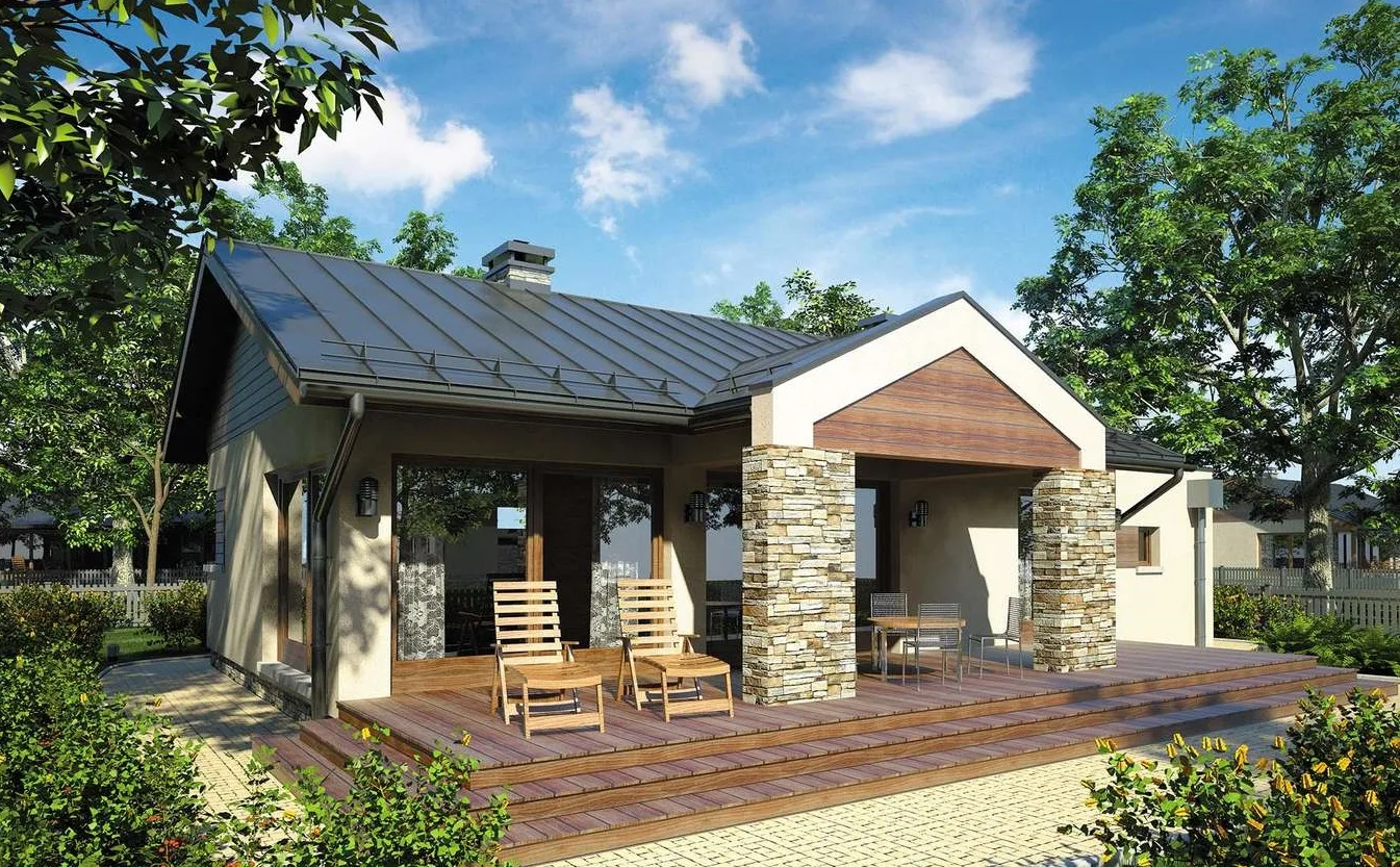 Проект дома D1103 — 149,5 м²