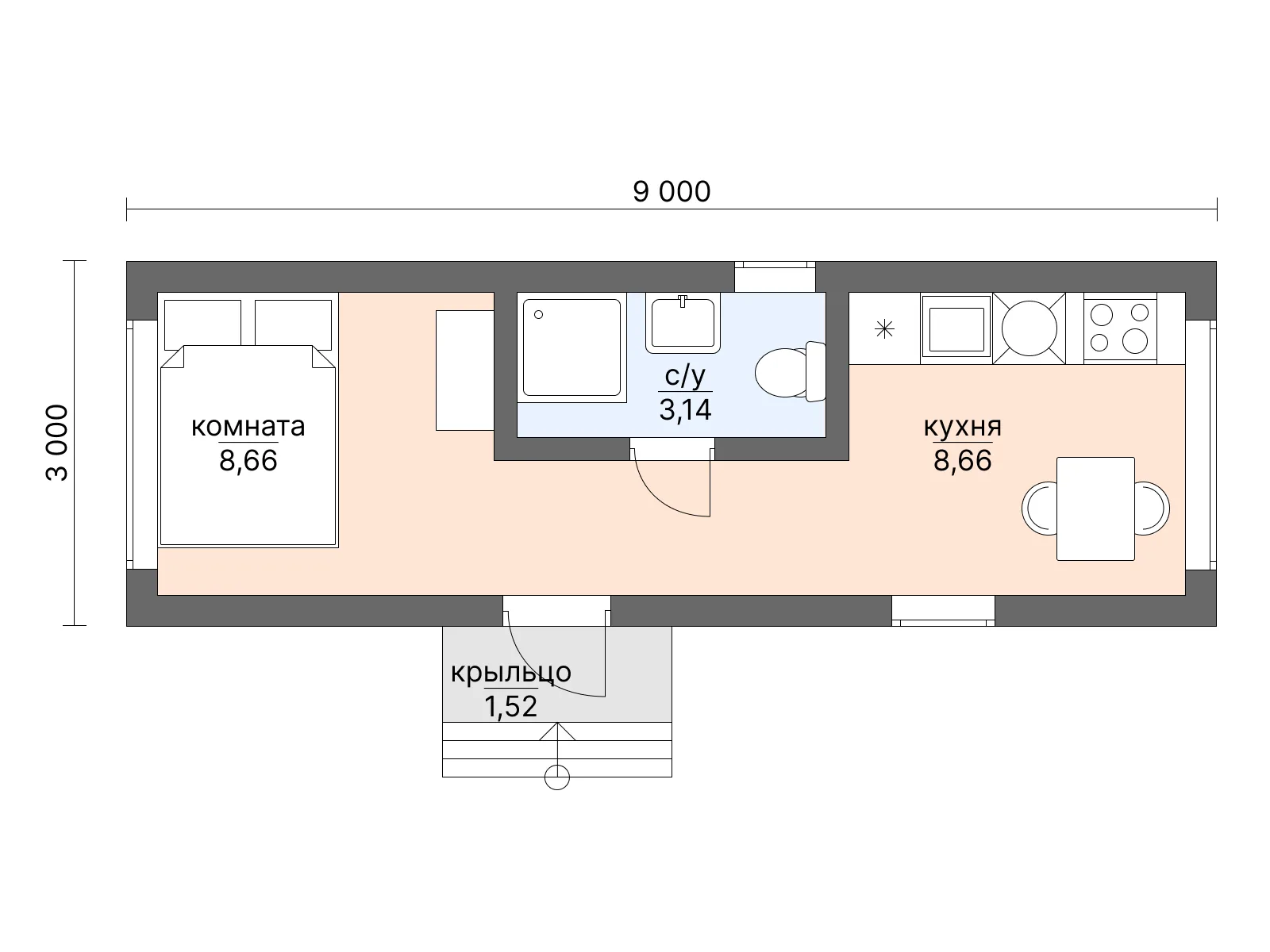 Модульный дом С-27 - изображение 3