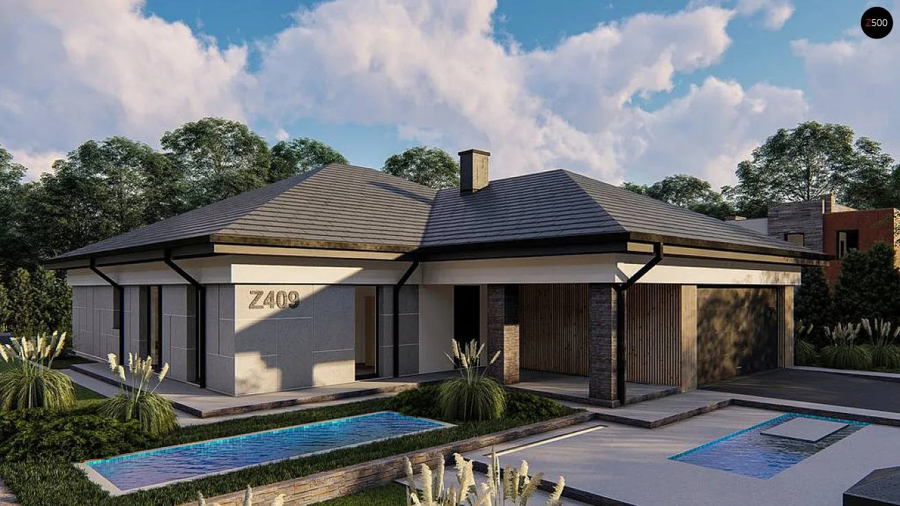 Проект дома Z409 — 168,2 м²