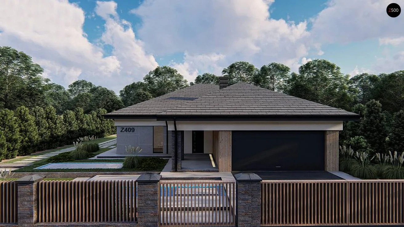 Проект дома Z409 — 168,2 м² - изображение 2