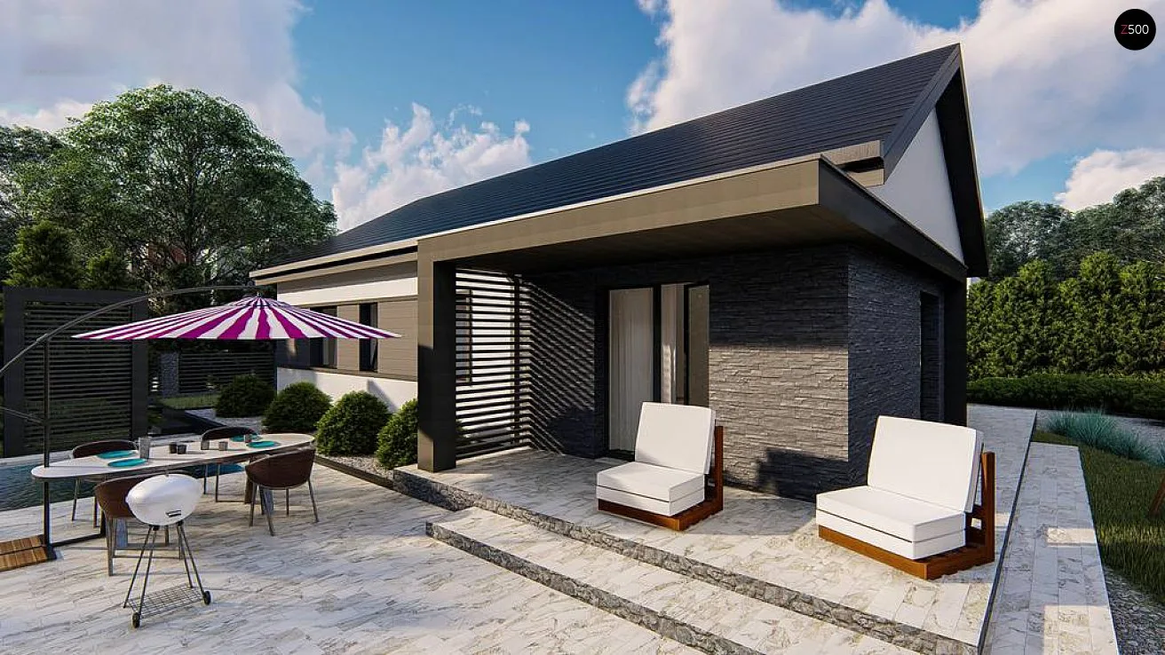 Проект дома Z473 — 100,9 м² - изображение 2