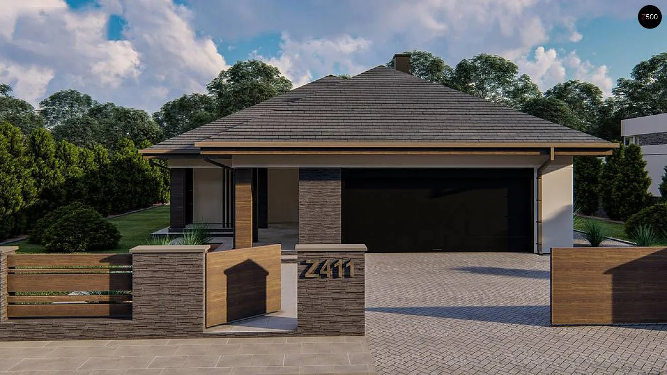 Проект дома Z411